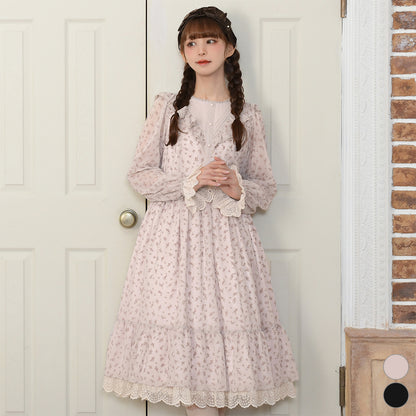 Floral chiffon dress