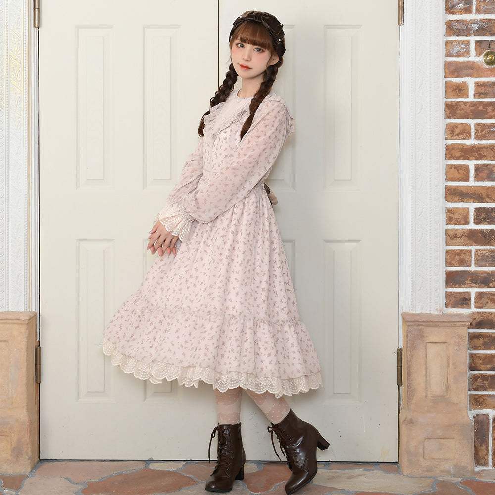 Floral chiffon dress