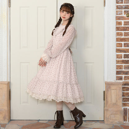 Floral chiffon dress