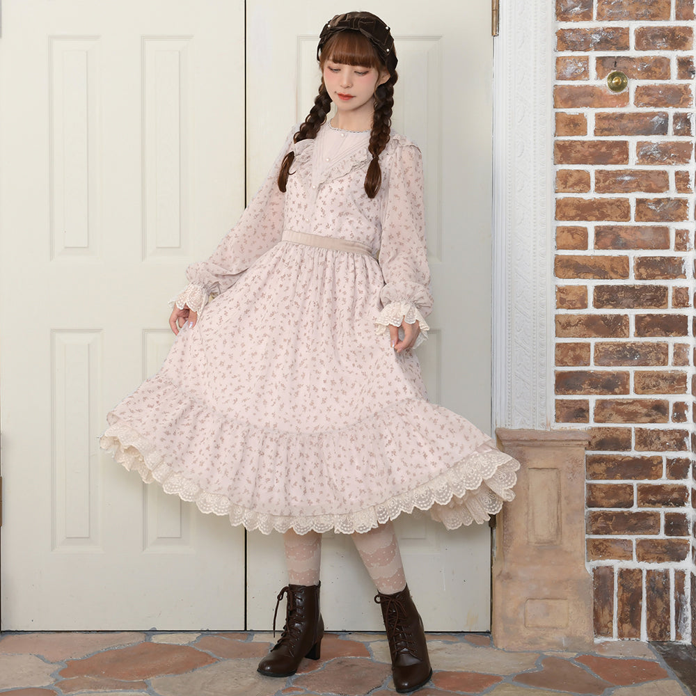 Floral chiffon dress