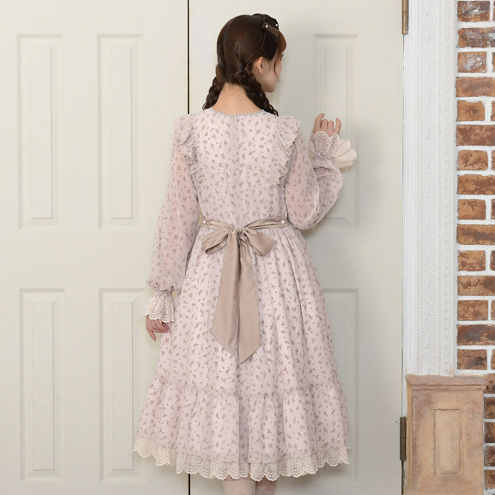 Floral chiffon dress