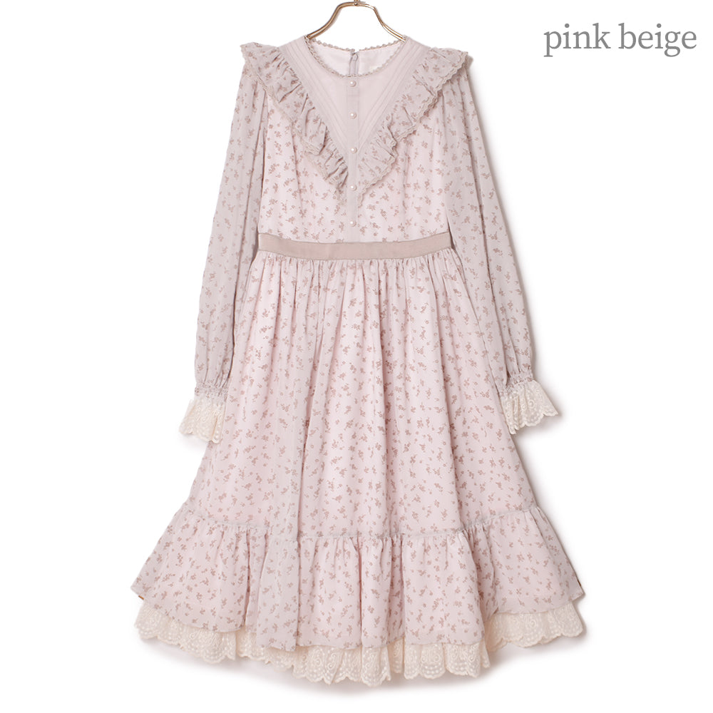 Floral chiffon dress