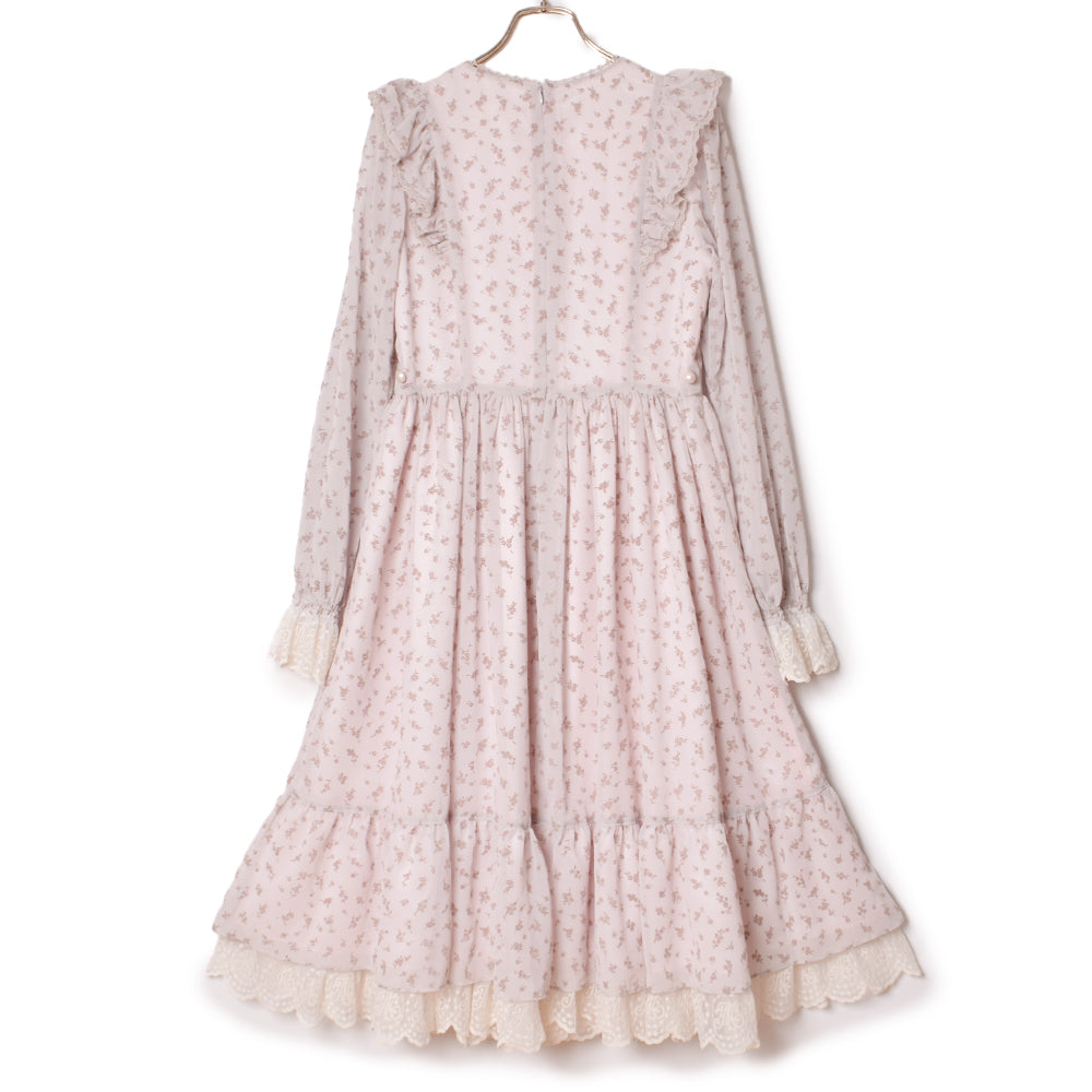 Floral chiffon dress