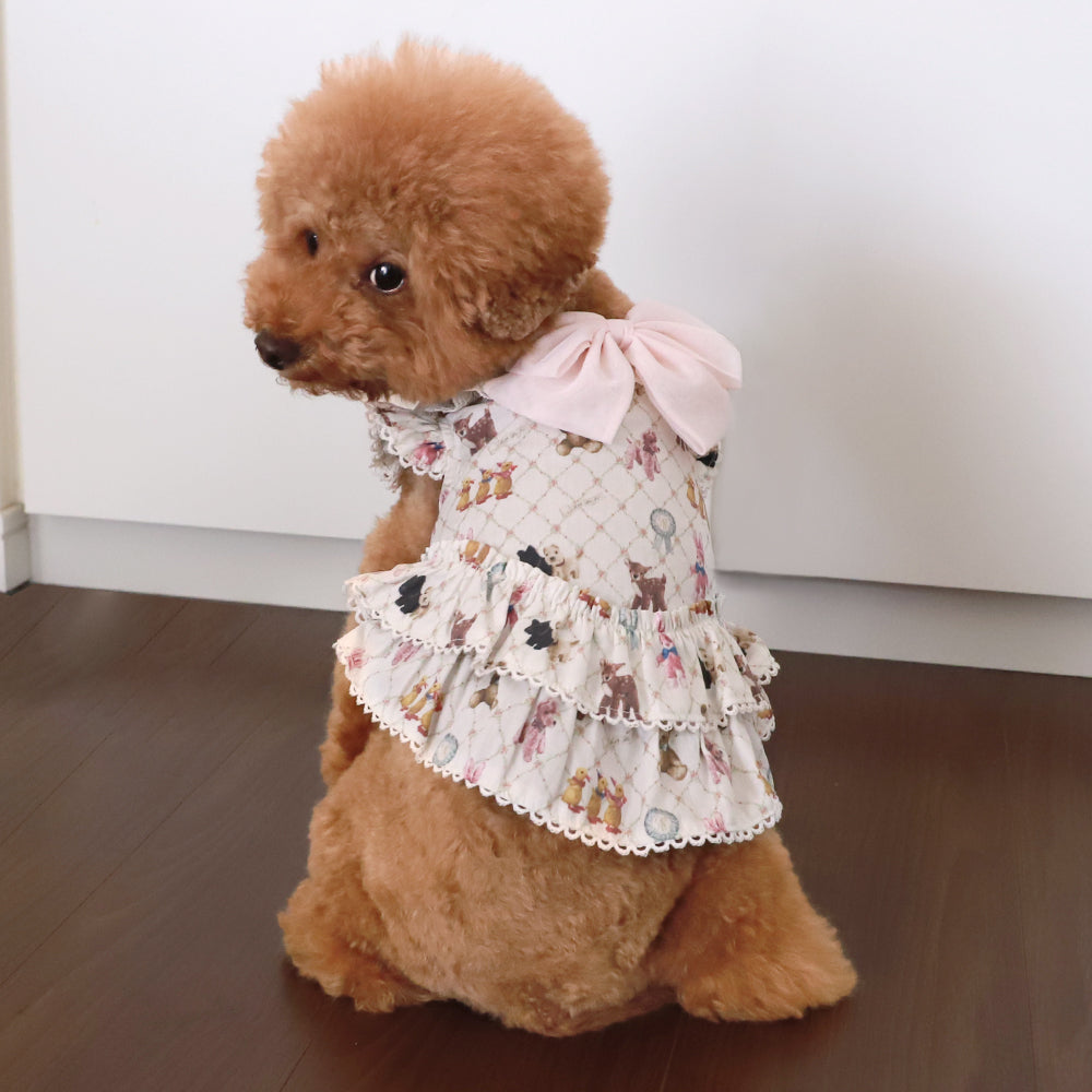 Little stuffed animals dog wear