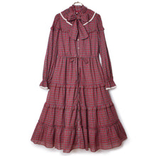 Load image into Gallery viewer, Frills &amp; tartan check dolly dress
