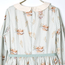 Load image into Gallery viewer,  Wheat field swaying in the breeze round collar dress
