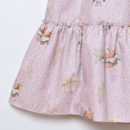 Wheat field swaying in the breeze salopette skirt