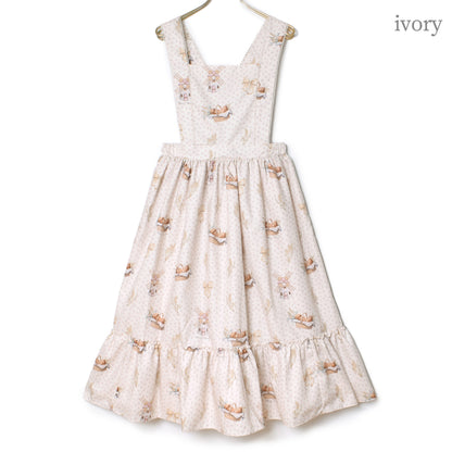 Wheat field swaying in the breeze salopette skirt