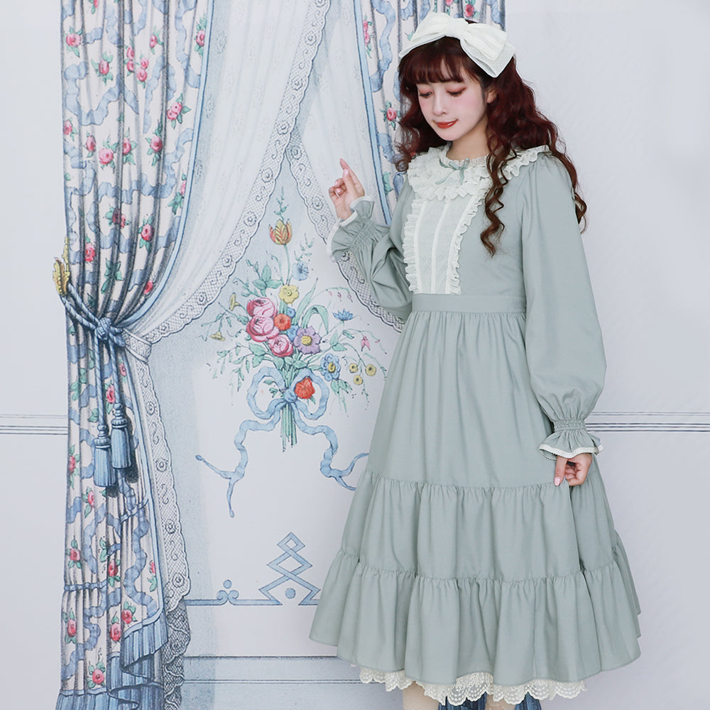 【ゆず*さま専用】メロディバスケット　ワンピース　ホワイト ゆず*さま専用】メロディバスケット ワンピース ホワイト レディース