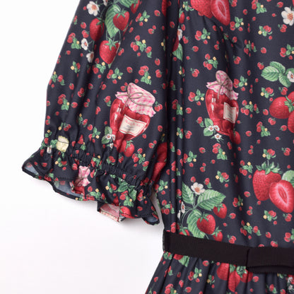 Strawberry jamフロントボタンワンピース