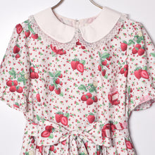 Load image into Gallery viewer, Strawberry jam round collar dress
