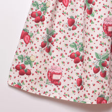 将图片加载到图库查看器，Strawberry jam round collar dress
