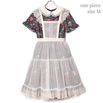 Strawberry jam丸襟ワンピース