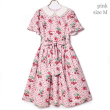 将图片加载到图库查看器，Strawberry jam round collar dress
