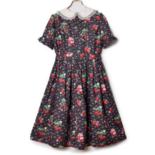 将图片加载到图库查看器，Strawberry jam round collar dress
