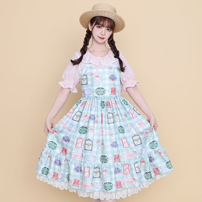 フリルピンタックオーバーブラウス