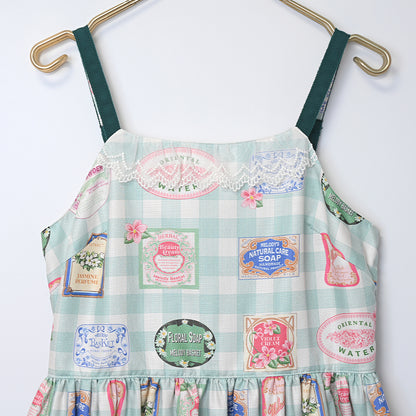 Cosmetic labelジャンパースカート