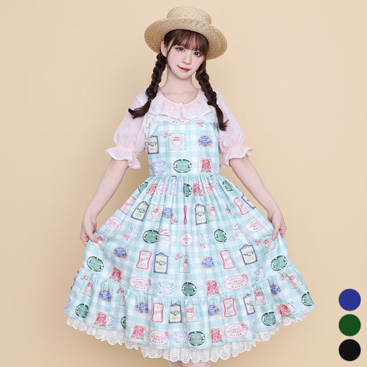 Cosmetic labelジャンパースカート