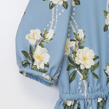 Load image into Gallery viewer, Sweetly scented gardenia open collar dress
