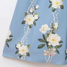 Load image into Gallery viewer, Sweetly scented gardenia open collar dress
