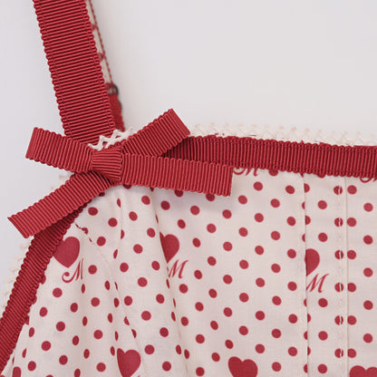 Little dot heartジャンパースカート