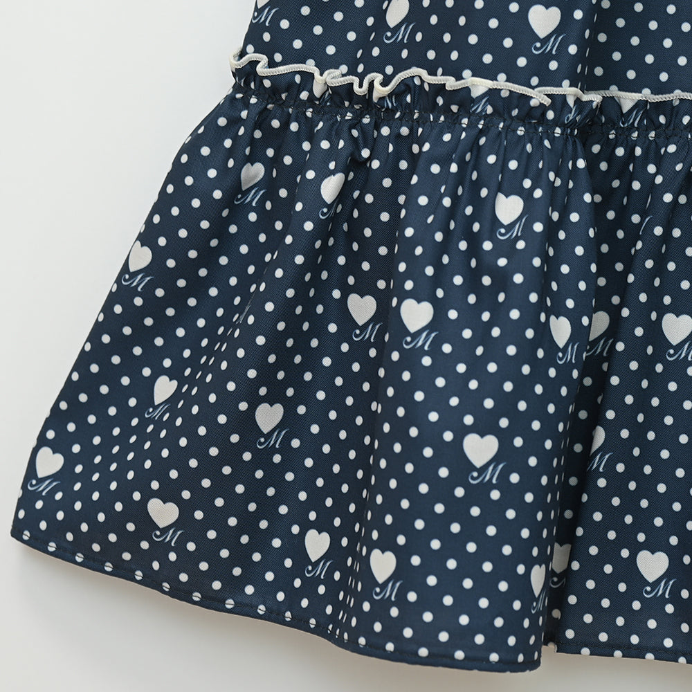Little dot heartジャンパースカート