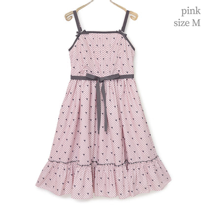 Little dot heartジャンパースカート
