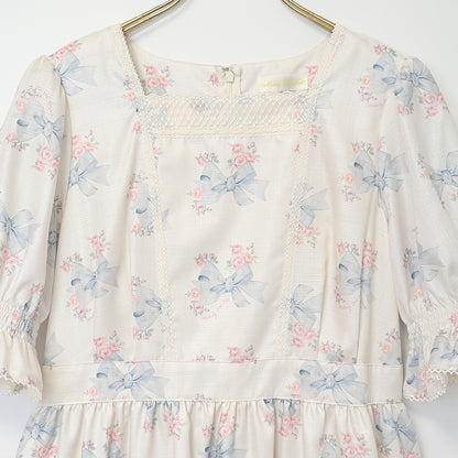 Ribbon Roseヨーク切替ワンピース