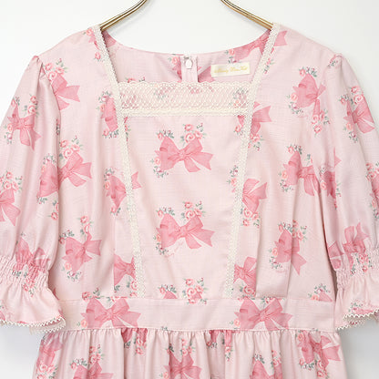 Ribbon Roseヨーク切替ワンピース