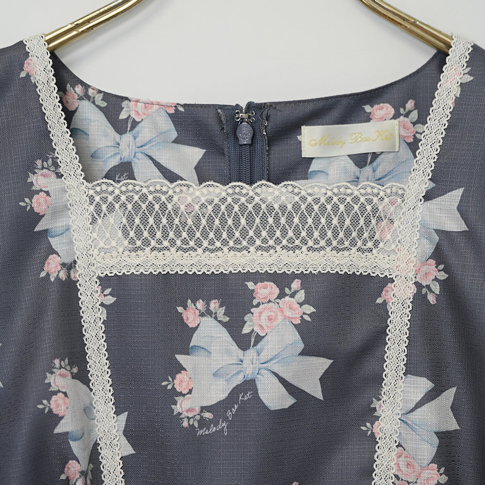 Ribbon Roseヨーク切替ワンピース