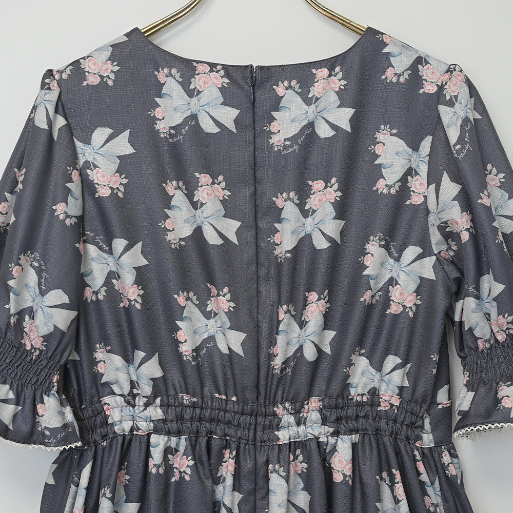 Ribbon Roseヨーク切替ワンピース