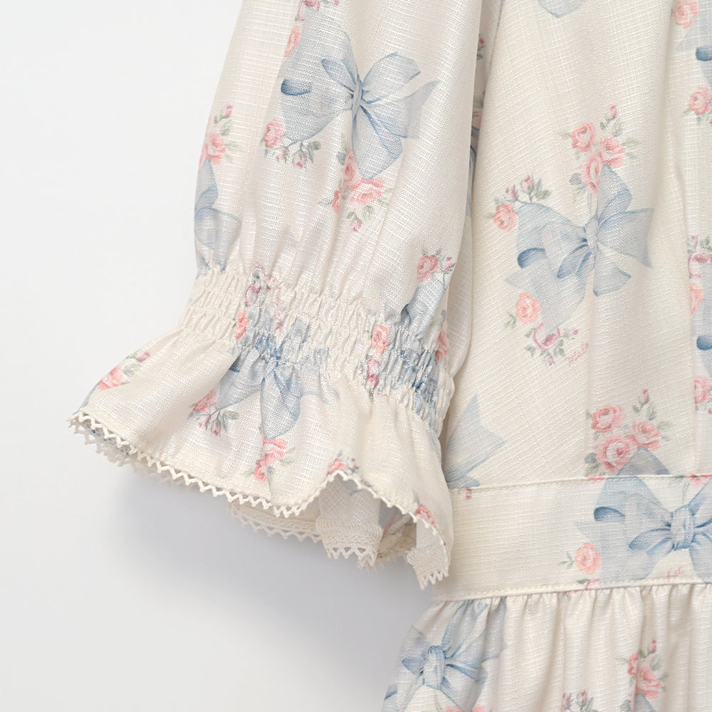 Ribbon Roseヨーク切替ワンピース