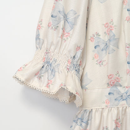 Ribbon Roseヨーク切替ワンピース