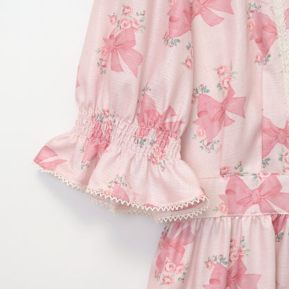 Ribbon Roseヨーク切替ワンピース