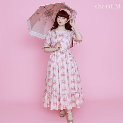 Ribbon Roseヨーク切替ワンピース