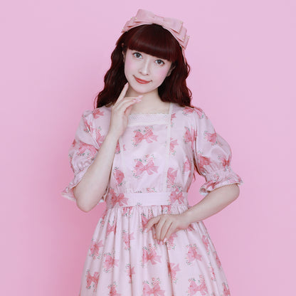 Ribbon Roseヨーク切替ワンピース