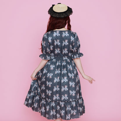 Ribbon Roseヨーク切替ワンピース