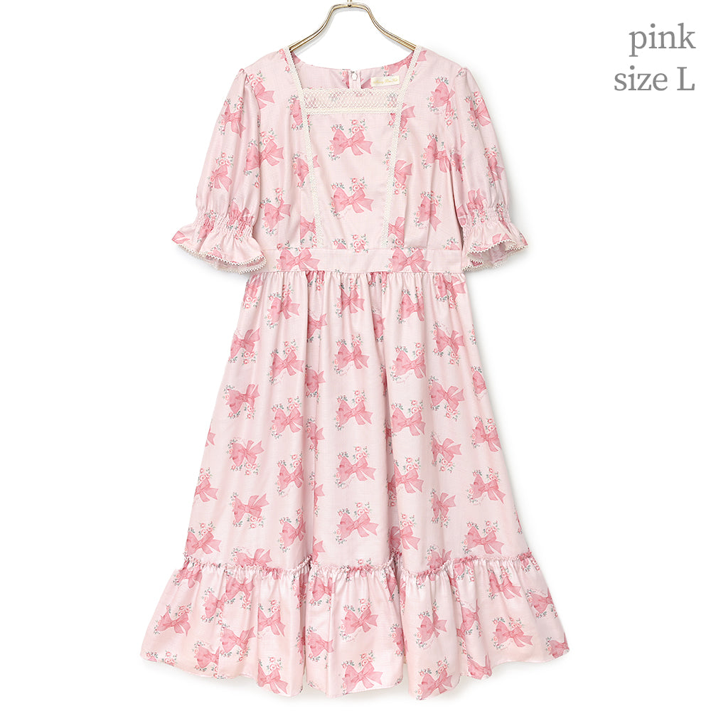 Ribbon Roseヨーク切替ワンピース