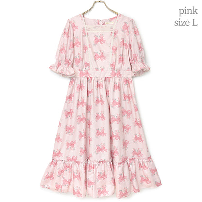 Ribbon Roseヨーク切替ワンピース