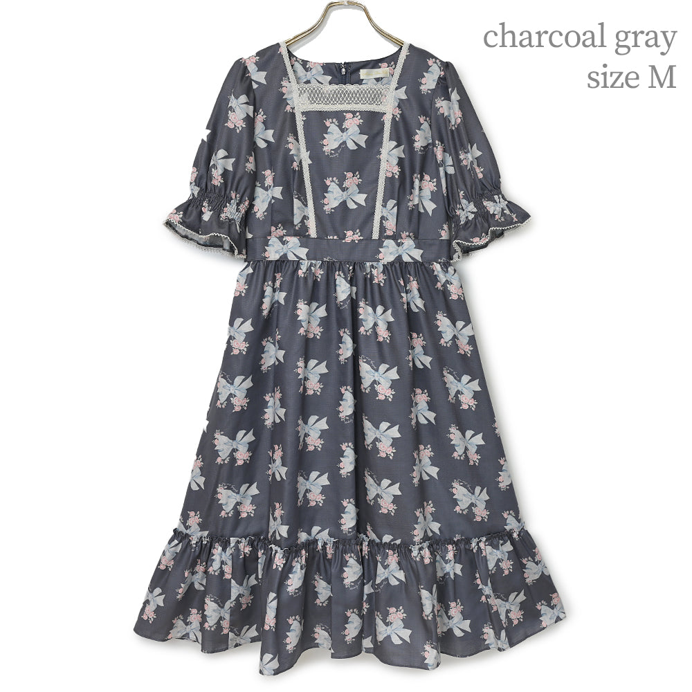 Ribbon Roseヨーク切替ワンピース