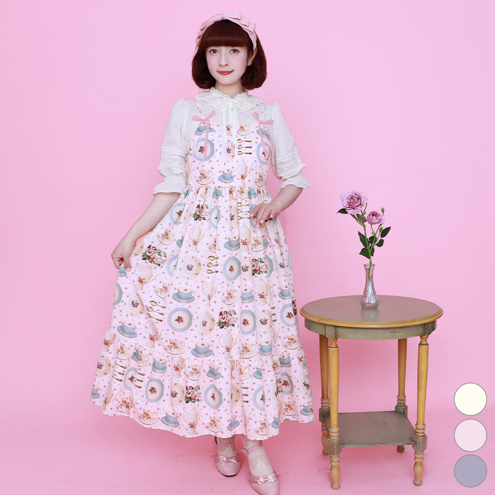 Tea salon jumper dress
