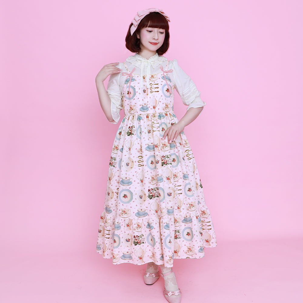 Tea salon jumper dress