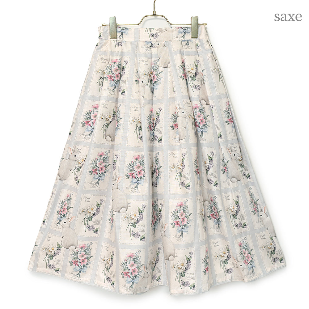 Rabbit cardスカート