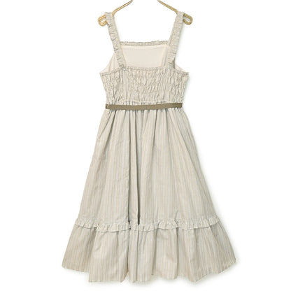 Lacy stripesジャンパースカート