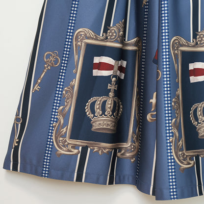 Royal Medalロゴリボンジャンパースカート