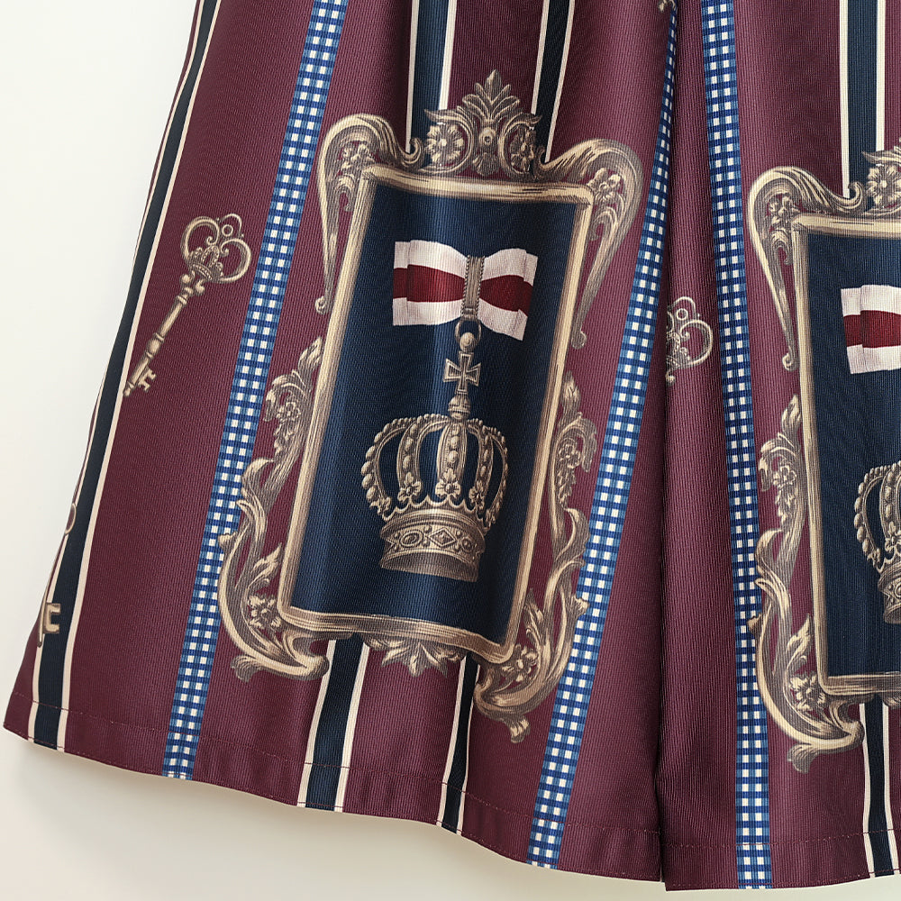 Royal Medalロゴリボンジャンパースカート