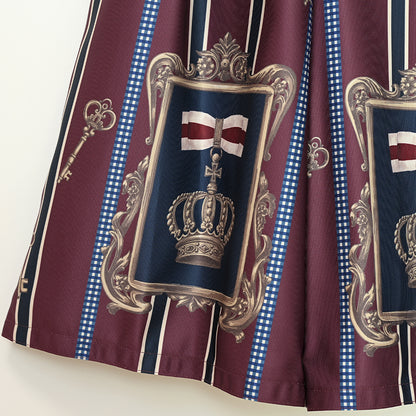 Royal Medalロゴリボンジャンパースカート