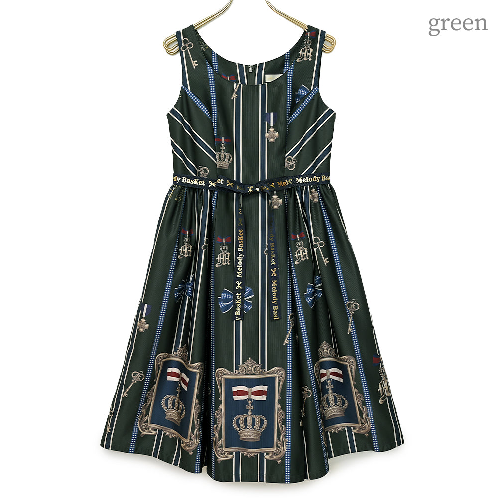 Royal Medalロゴリボンジャンパースカート