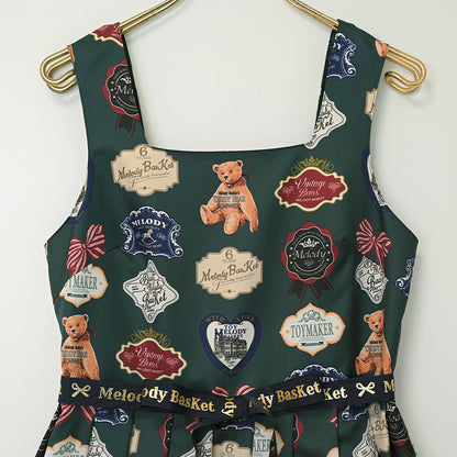 Bear labelジャンパースカート