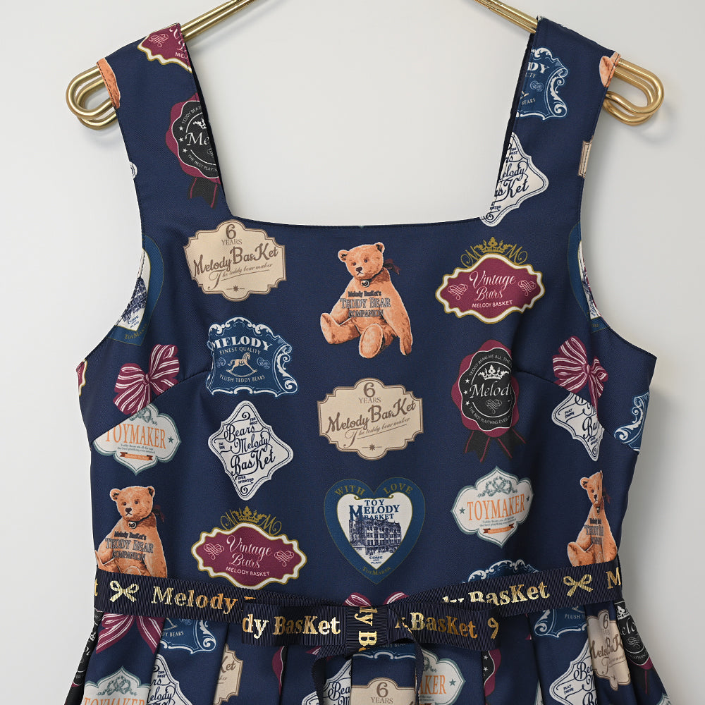 Bear labelジャンパースカート